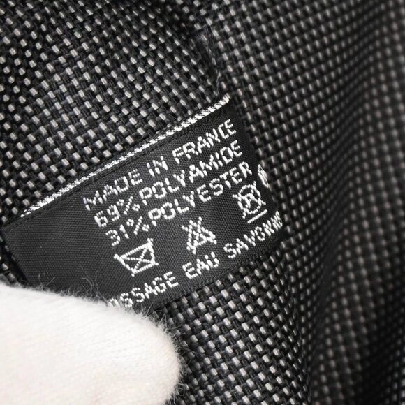 Hermes Gray Canvas Herline Tote GM Handbag 185630 - Picture 8 of 10